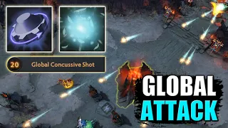 Attack from fountain - Global Concussive Shot + Rearm | Dota 2 Ability draft