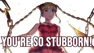 8D Nightcore → Stubborn (RIELL) Lyrics | USE HEADPHONES 🎧