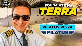 Voamos no JATO que POUSA NA TERRA - Pilatus PC-24