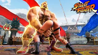 Street Fighter 6 - Zangief vs ALL Female Characters - So lucky Zangief | PC Gameplay Ultra Graphics