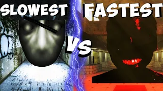 Slowest VS Fastest Nextbot in Garry's Mod