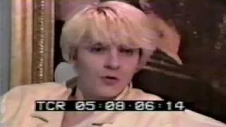 Part 1 Nick Rhodes unedited interview (promo for Liberty)