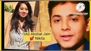 #akshatjain IAS Akshat Jain 💕wife Nikita Bafna ✨IAS Akshat Jain Marriage ❤#viral  #ias