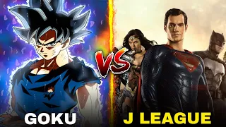 Goku Vs Justice League | In Hindi | Goku Vs Superman | SUPERHERO STUD10S