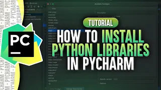 How To Install Python Libraries In PyCharm