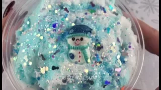 Christmas slime | Glossy Slime ASMR Videos