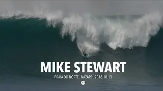 Mike Stewart paddles Big Nazaré [bodyboard]