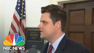 Rep. Matt Gaetz On Tweet To Michael Cohen: 'This Is Witness Testing' | NBC News