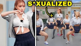 MAMAMOO’s Hwasa embroiled in controversy for sexualizing a school uniform on “Knowing Bros” #kpop