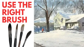 Are You Using the Right Watercolor Brush?