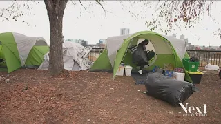 Homeless migrant encampment in Denver gets swept by city