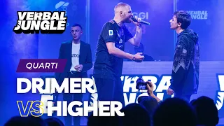 DRIMER vs HIGHER || Verbal Jungle - Freestyle Battle || Quarti