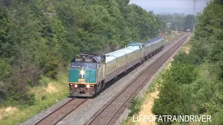 FAST!! VIA Rail Trains!  Volume 4. F40PH and P42DC - LRC's HEP and Renaissance!!