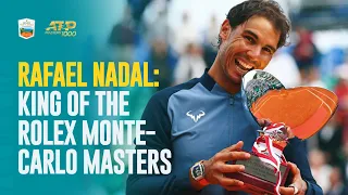 Rafael Nadal: The King of the Rolex Monte-Carlo Masters 🏆🏆🏆🏆🏆🏆🏆🏆🏆🏆🏆