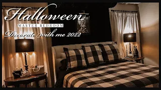 Halloween 2022 Decorate with Me:  Master Bedroom