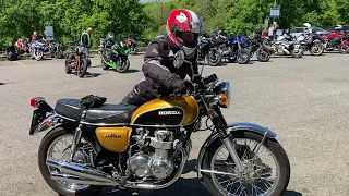 1972 Honda CB500 Four @ Whiteways Cafe