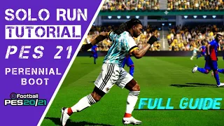 How to do solo run in Pes 21 – Full Guide