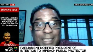 Public Protector Impeachment I Lawson Naidoo on Mkhwebane's impeachment process