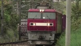 (HD) EH500金太郎牽引高速貨物列車 パート4[九州編](H級電気機関車)