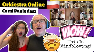 Orkiestra online #wdomuzagrane - Co mi Panie dasz (arr. Adam Sztaba) | REACTION!🇵🇱