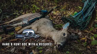 HANG AND HUNT DOE WITH A RECURVE! - The Push Archery - Traditional Bowhunting - Season 3 Episode 6