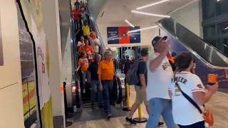 ALCS Game 7: Astros fans start leaving game in 6th inning as Rangers led 10-2