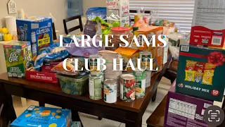 HUGE Sams Club Haul ! Shop with me !