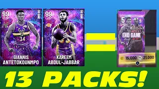 13 End Game Packs Built My Team!