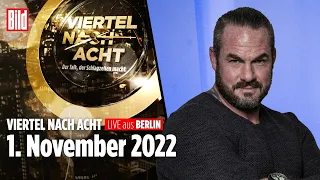 🔴 Viertel nach Acht – 1. November 2022 | u.a. mit Carsten Stahl