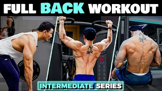 BIG BACK WORKOUT for INTERMEDIATE in HINDI |BACK वर्कआउट इंटरमीडिएट के लिए|