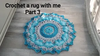 Crochet a rug with me Part 3