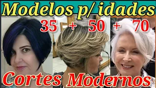 Corte de cabelo curto,  Mulheres de 35 a 70 anos.