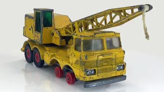 Matchbox King Size No. K-12. Restoration of the Scammell model mobile crane.