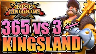 3v1 Kingsland Battle [365 vs 2244, 1875, and 2338] HA KvK Rise of Kingdoms