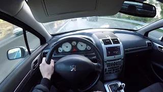 Peugeot 407 2.0 HDi (2008) - POV Drive