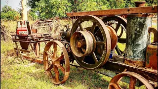 Benching firewood with a 6hp Austral