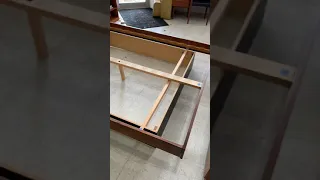 Mid Century Teak Bed Assembly