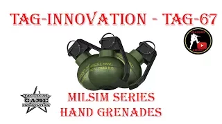 [ОБЗОР] TAG-INNOVATION - СТРАЙКБОЛЬНАЯ ГРАНАТА M67 / TAG-67 MILSIM SERIES HAND GRENADES airsoft