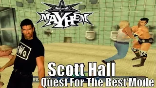 WCW Mayhem - Scott Hall - Full Quest For The Best Mode Playthrough (PS1)