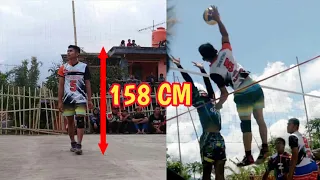 Crazy jump !!! only 158 cm high jumps to 340 cm ? Are you kidding?