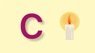 Words starting with the letter C,c with teaching the letter sound 🍬