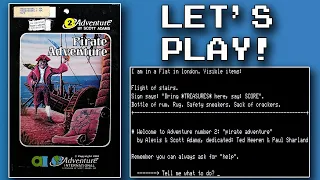 Pirate Adventure (TRS-80, 1978) - Adventure Let's Play!