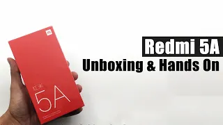 Xiaomi Redmi 5A Unboxing & Hands On