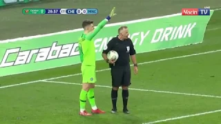 Kepa Arrizabalaga rejects Sari's decision in a very strange shot