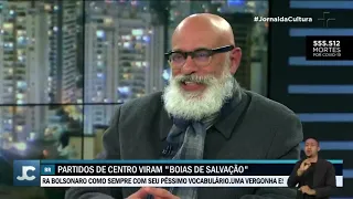 "Bolsonaro é mais louco do que Collor", diz Luiz Felipe Pondé