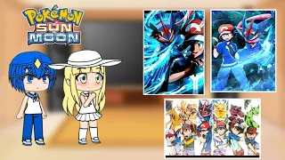 Alola reacts to Ash Greninja | Ash Alola Friends react to Ash Greninja