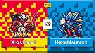 Digimon TCG: Xros Heart vs. Hexeblaumon (BT15) Match