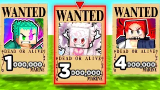 We Chose ONE PIECE Characters by The First Digit Of Their BOUNTY, then battle!