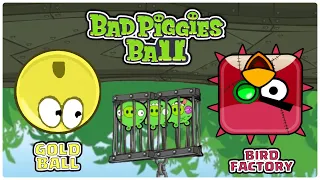 Red Ball 4 - Gold Ball vs Bird Factory - Upside Down All Levels Gameplay Volume 3