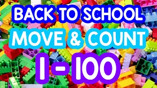 Learn to Count to 100| Count to 100| Learn Numbers 1-100 |Move and Count |Sing Play Create